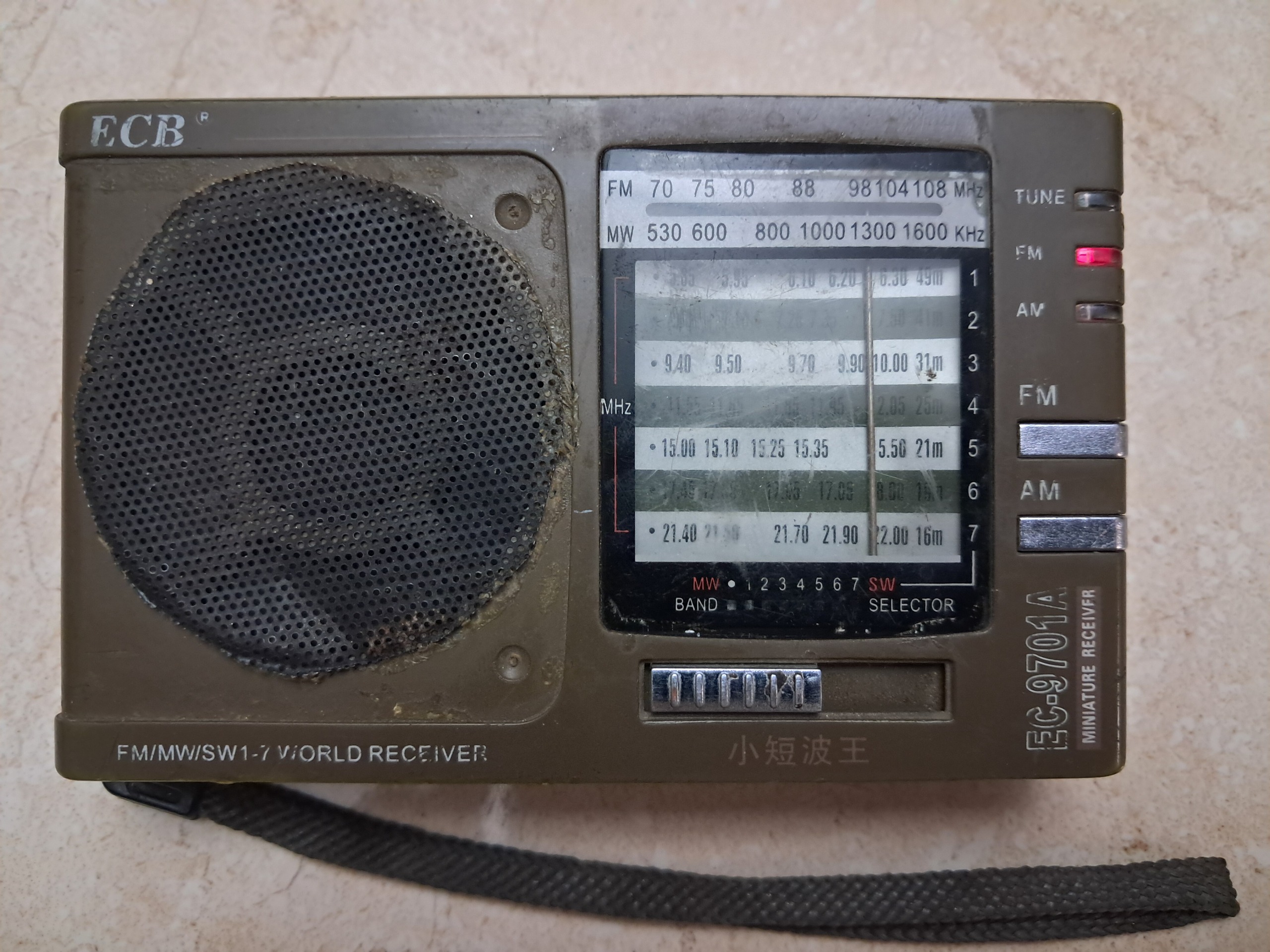 رادیو برند ECB مدل EC-9701A