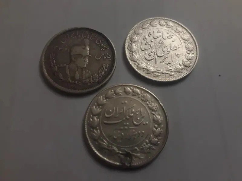 ست کامل دو هزار دینار رضاشاه کلکسیونی