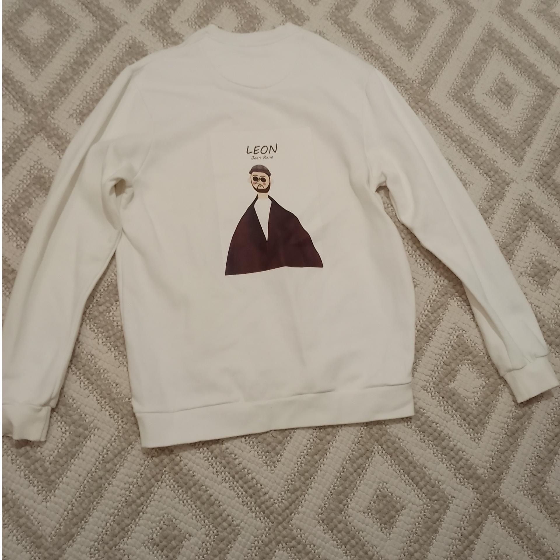 دورس مردانه پسرانه سفید طرح leon jean reno