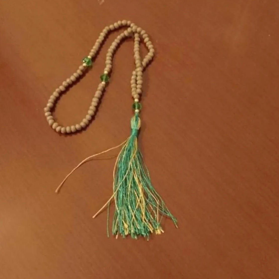 تسبیح گلی تربت کربلا امام حسین خالص سبز