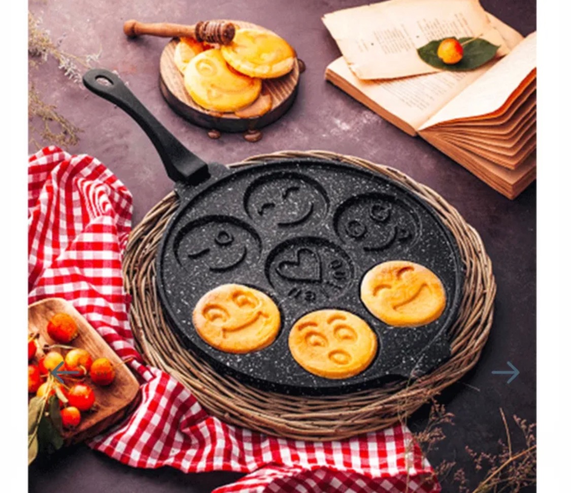 تابه پنکیک پز چدن دسته متحرک 30 نالینو فانتزی شکلک