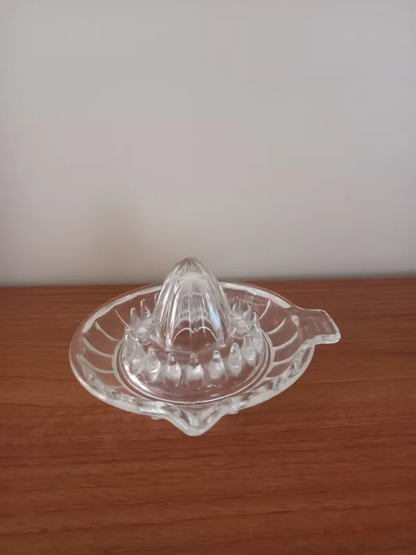 آبمیوه آب مرکبات گیری دستی کریستال قدیمی آنتیک