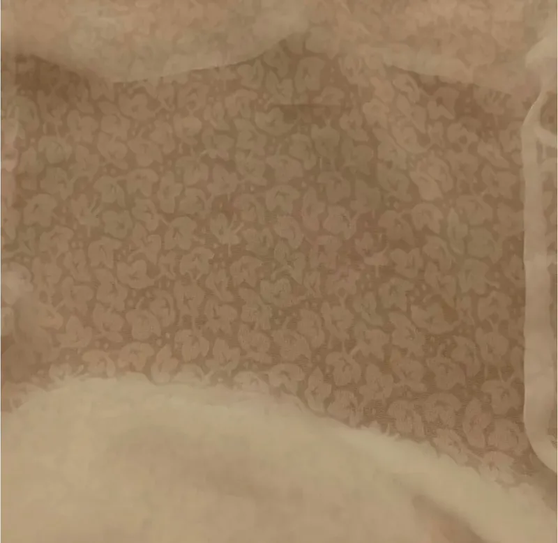 چادر عروس دوخته شده عروسی عقد چادر سفید 160 حریر