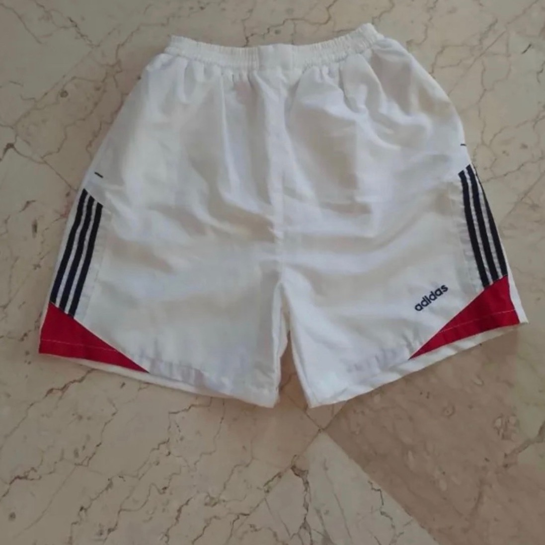 مایو مردانه سفید آدیداس adidas لارج l شلوارک قد 50