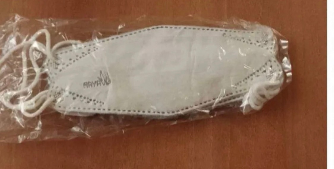 ماسک 3بعدی 3dپرو طوسی توسی سفید kf94 ضد تعریق
