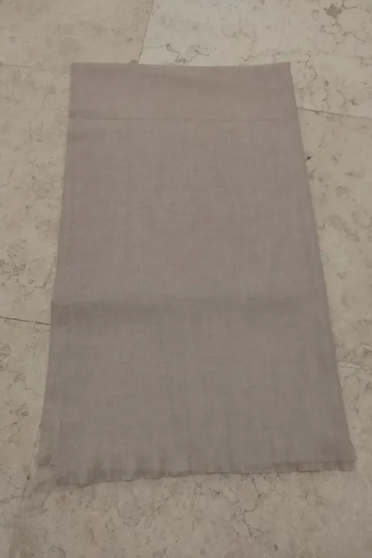 شال کرم صورتی چرک روشن شال پشمی کرکی