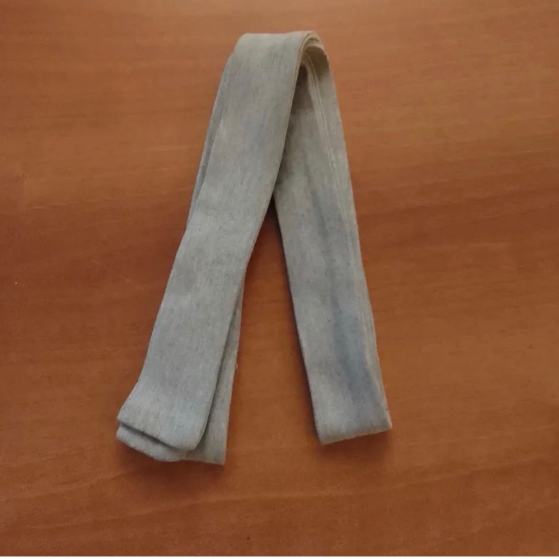 کمربند پارچه ای طوسی توسی نقره ای ضخیم پهن
