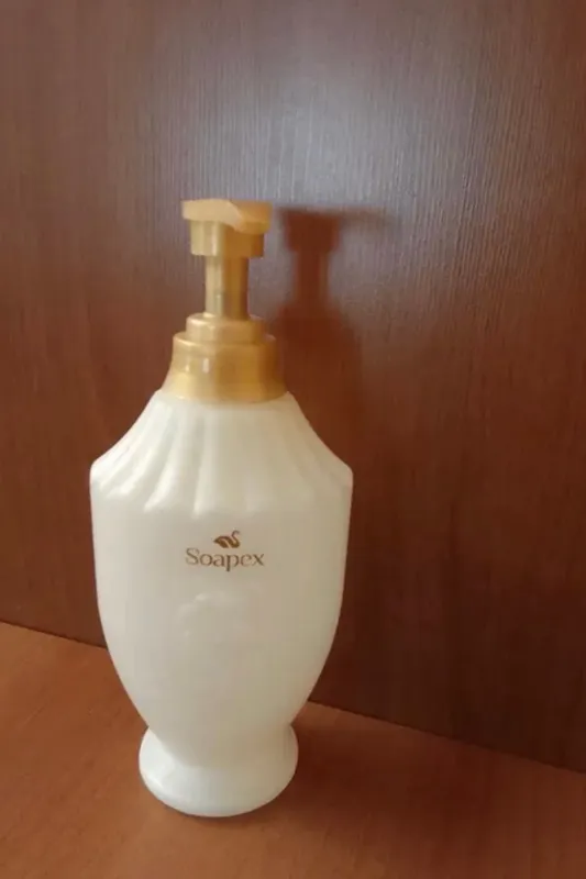 جا مایع دستشویی جامایع ظرفشویی سفید طلایی کرم