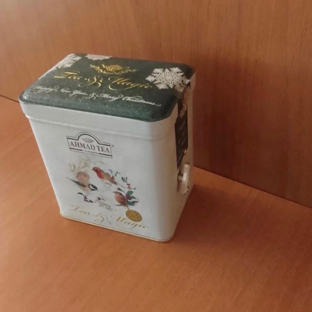 چای موزیکال احمد طرح گنجشک پرنده ahmad tea