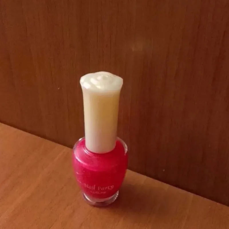 لاک سرخابی صورتی دکوری ناخن طبیعی خارجی