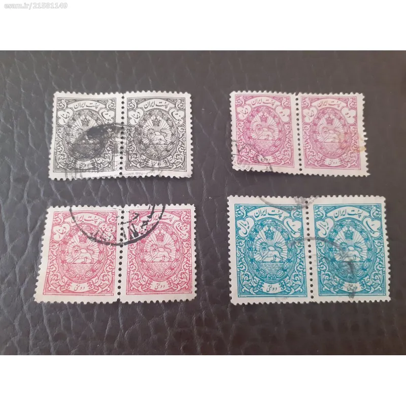 10و25و50 دینار و 1 ریال دولتی رضا شاه