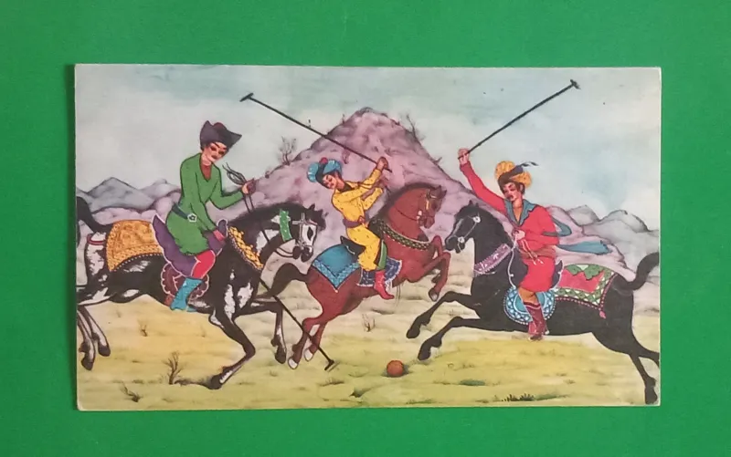 کارت پستال مینیاتور چاپ زمان پهلوی