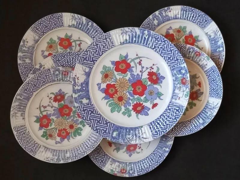 حراج 6 بشقاب پلاسکوکار و یک دیس زمان پهلوی