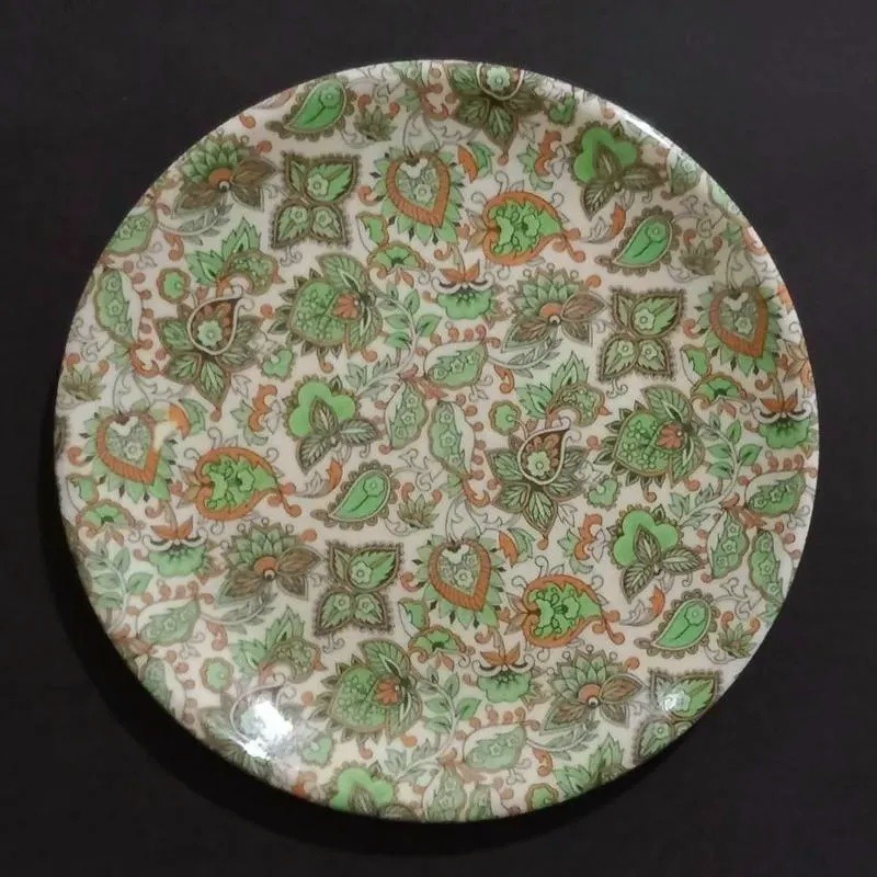 حراج بشقاب پلوخوری تابلویی زمان پهلوی