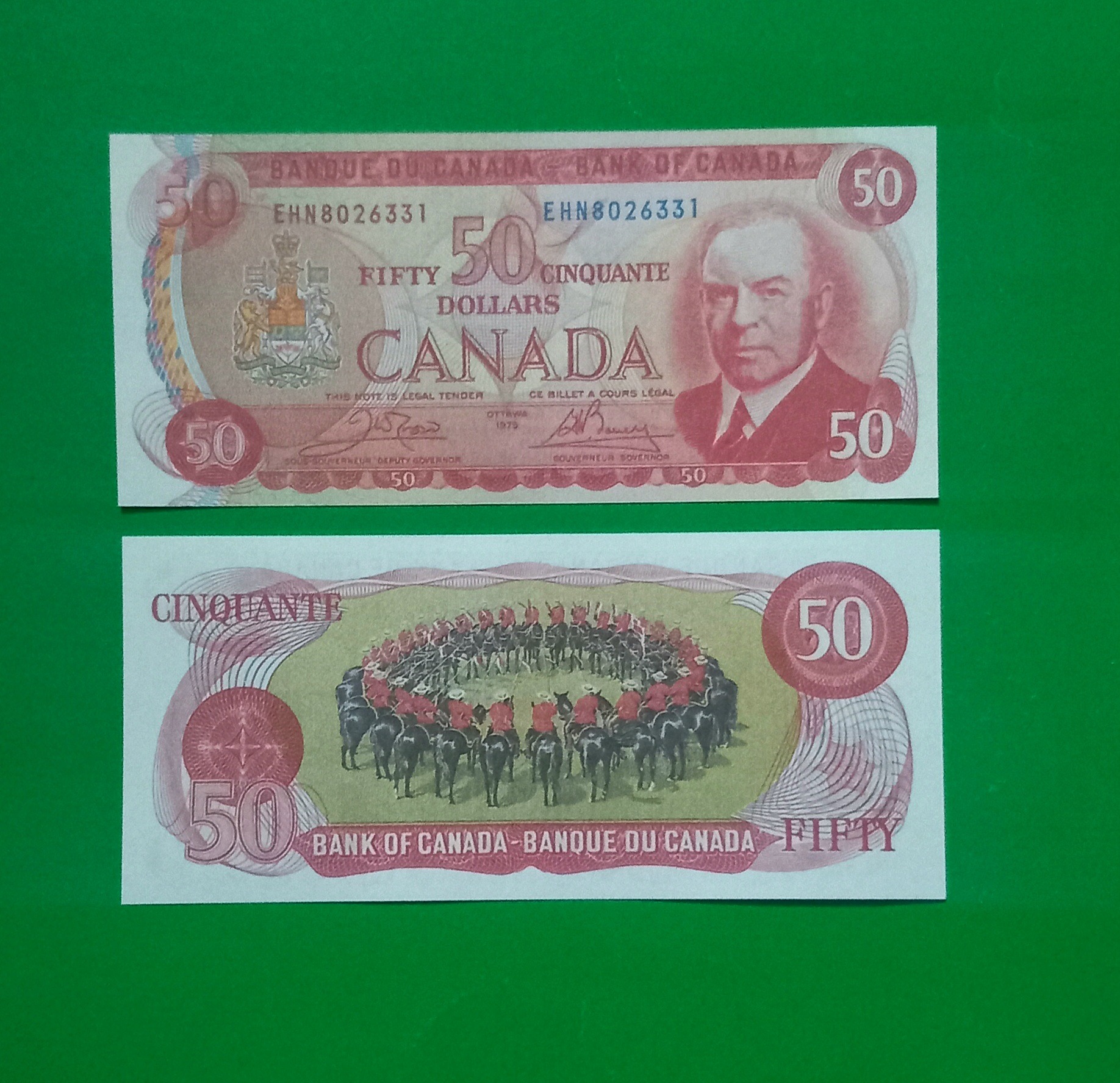 حراج اسکناس 50 دلار طرح 1975 کانادا