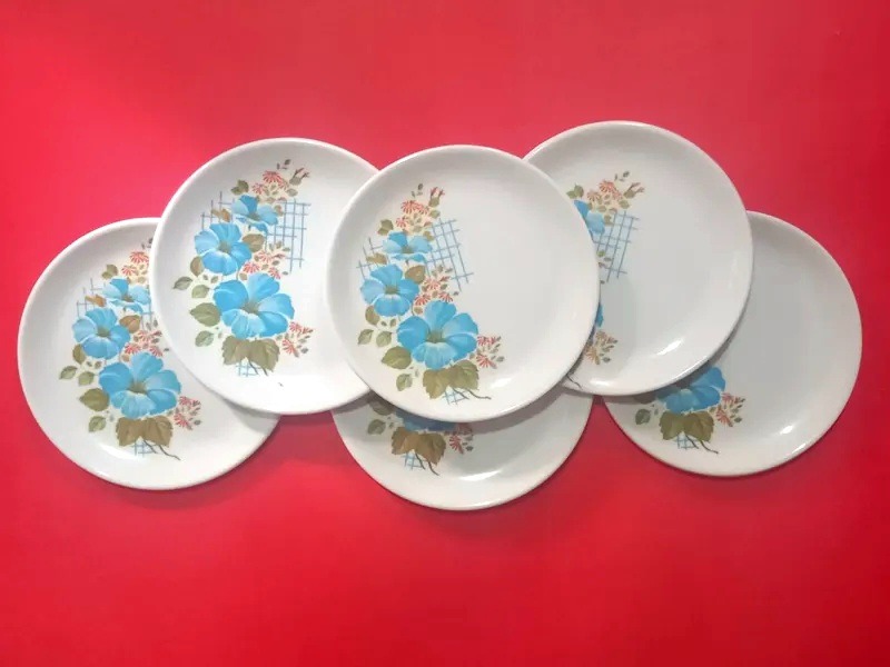 حراج 6 بشقاب پیش تابلویی دستی دهه 60