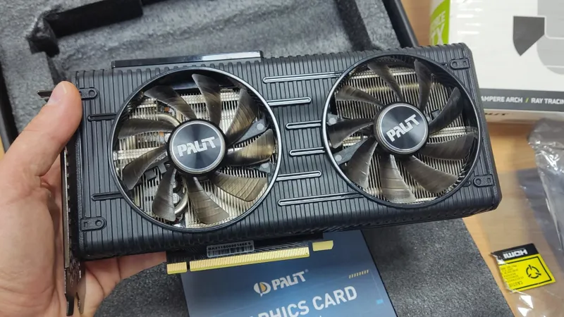 کارت گرافیک Palit GeForce RTX 3060 Dual 12GB