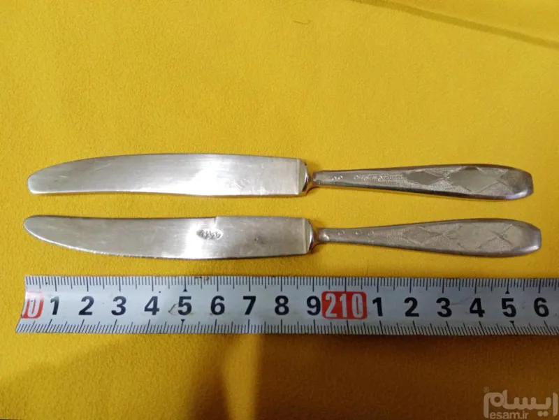 کارد کره خوری برنجی زیبا انتیک