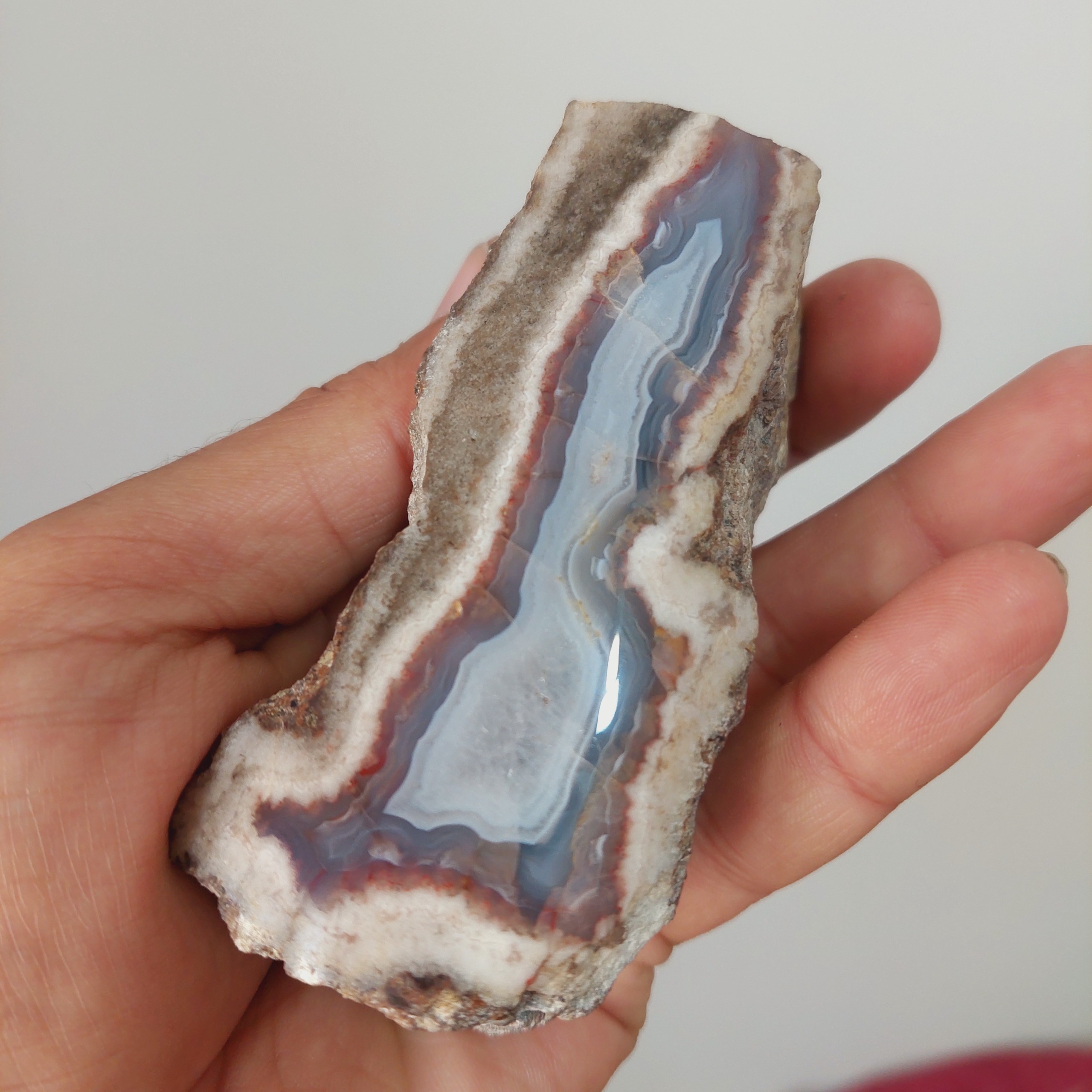 سنگ کلکسیونی عقیق سلیمانی پولیش شده