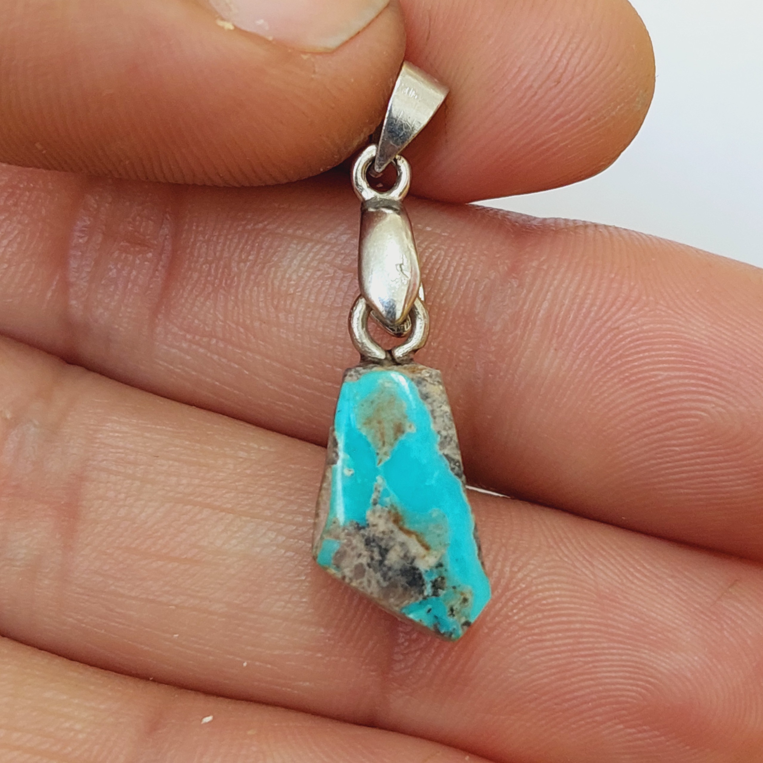 گردنبند بینظیر سنگ فیروزه نیشابوری اصل