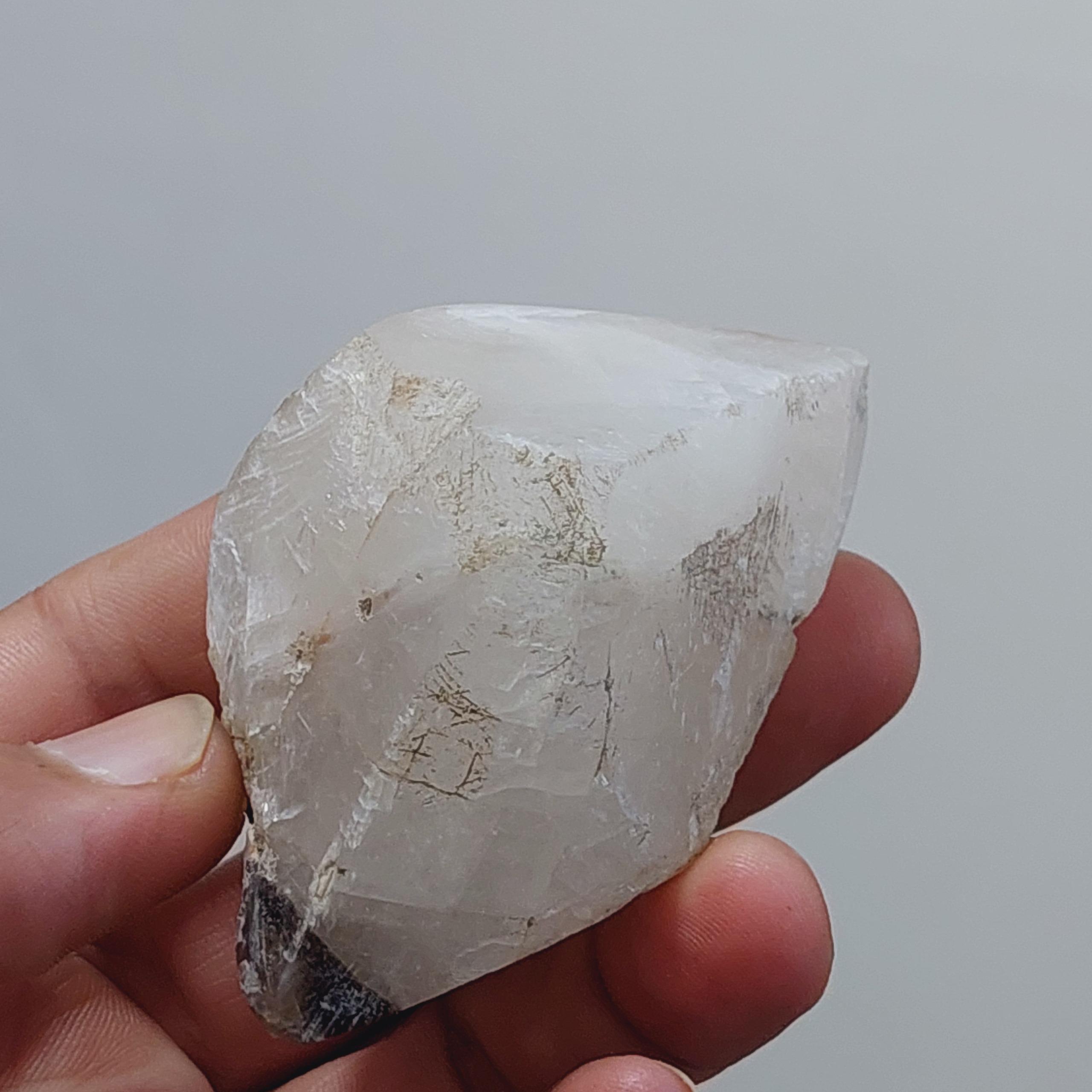 تک بلور درشت سنگ کلسیت معدنی