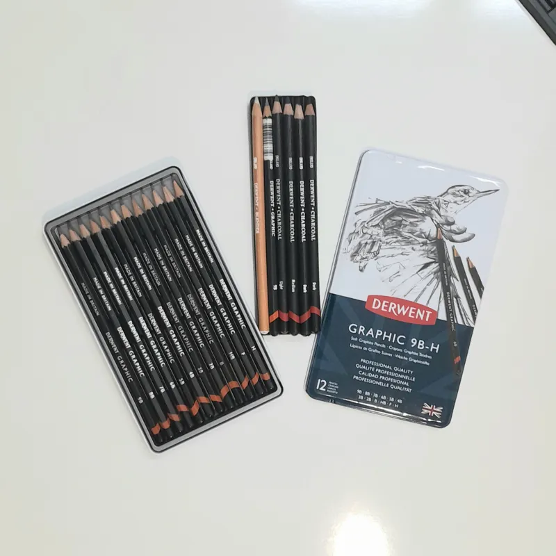 ست 18 عددی مداد طراحی درونت انگلستان