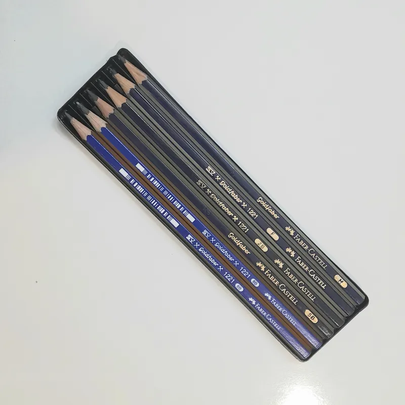 ست 6 عدد مداد طراحی گلدفابر فابرکاستل