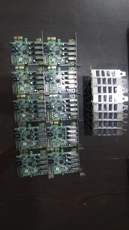 کارتUSB3چهار پورتPCIپنل کوتاه مینی کیس