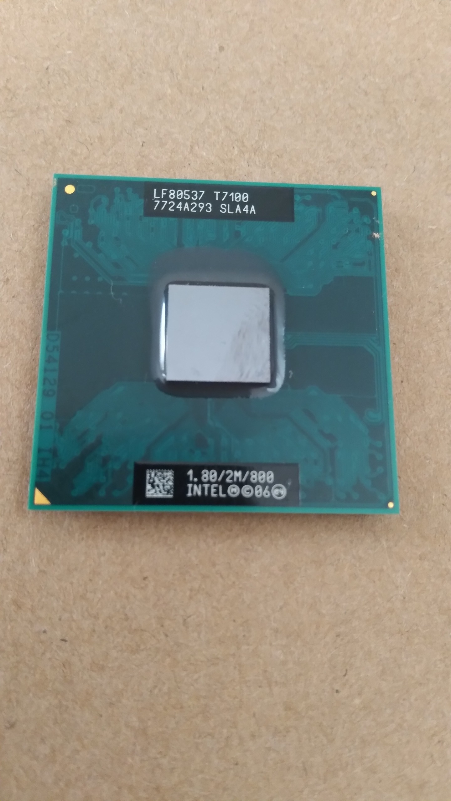 سی پی یو  Intel Core 2 Duo T7100