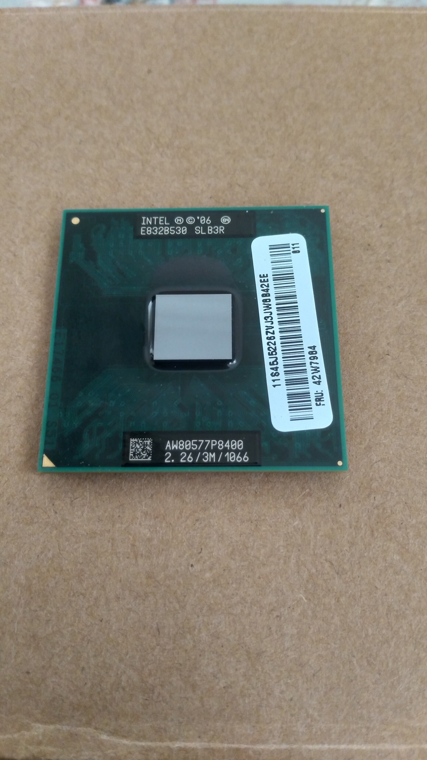 سی پی یو CPU INTEL CORE 2 DUOP8400