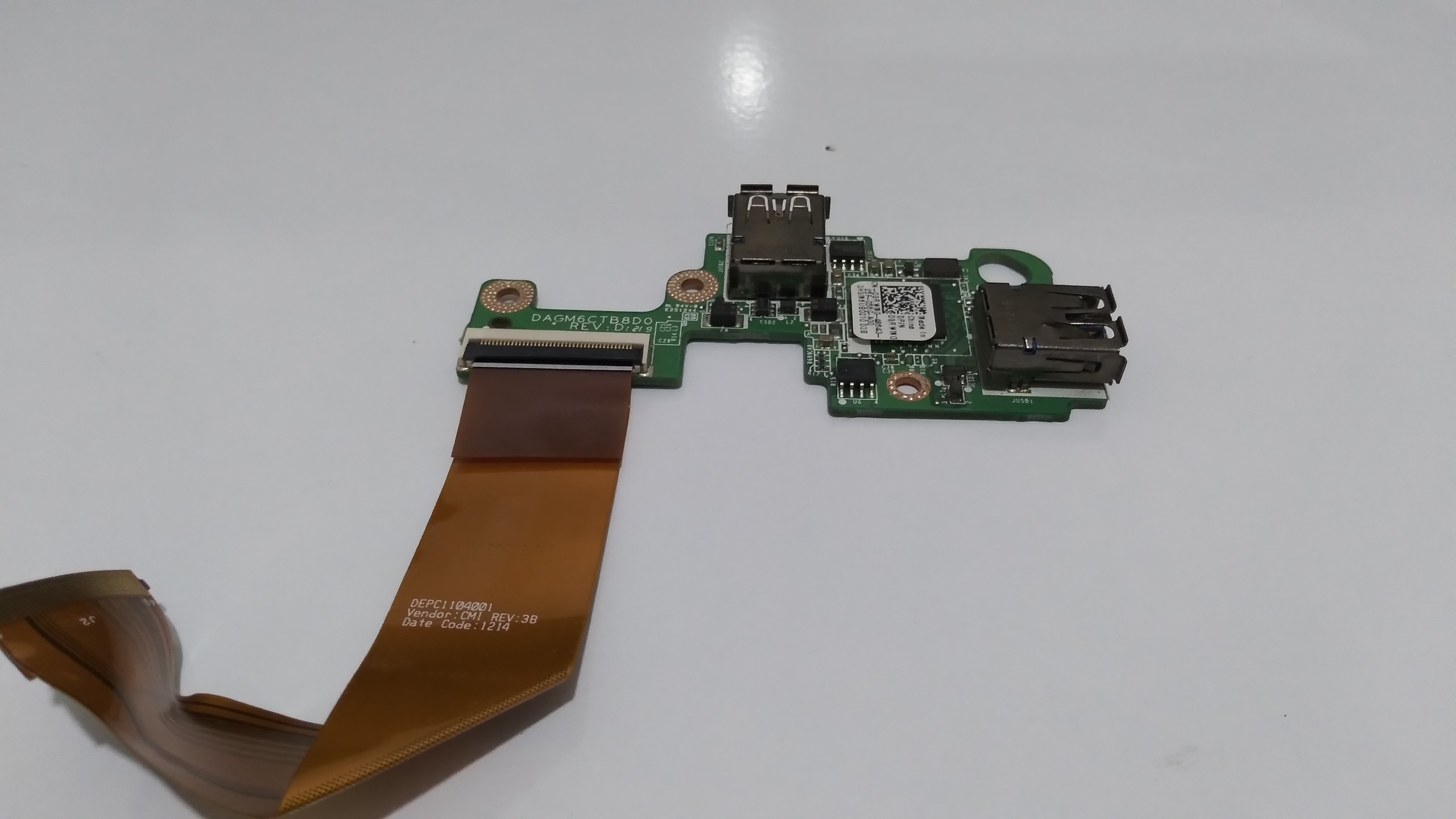 برد یو اس بی USB لپ تاپ XPS L502   DELL