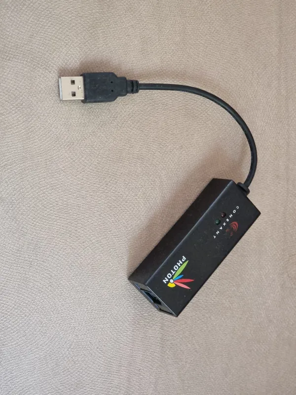 فکس مودم اکسترنال قدیمی photon برند conexant