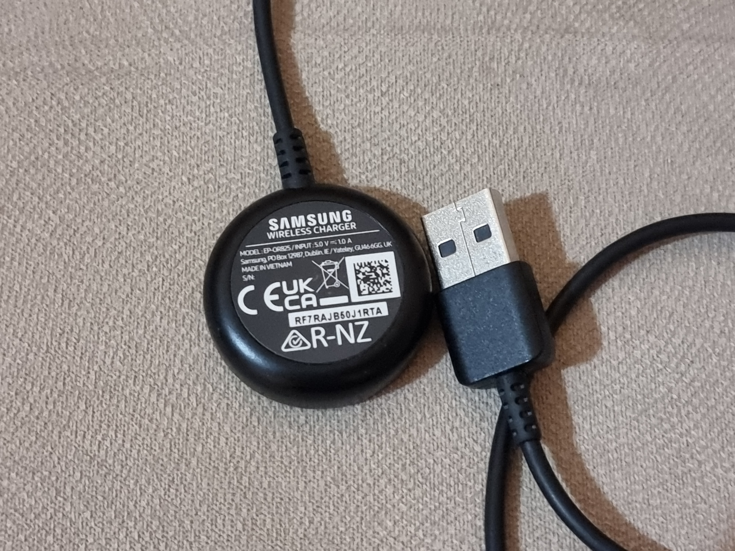 شارژر اورجینال کارتنی واچ 4 سامسونگ EP-OR825