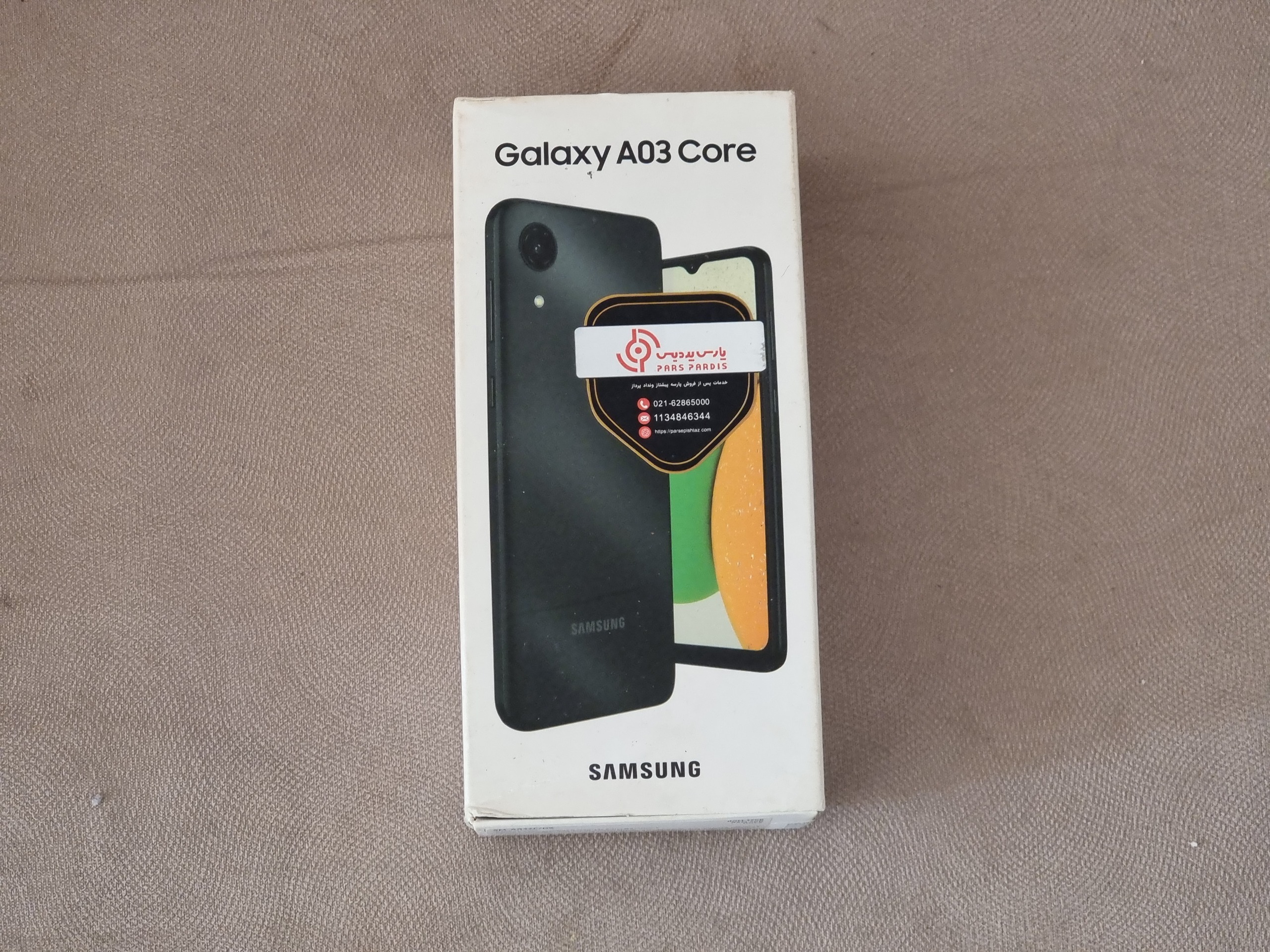 کارتن یا جعبه گوشی سامسونگ A03 Core