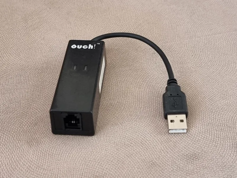 فکس مودم اکسترنال قدیمی Ouch