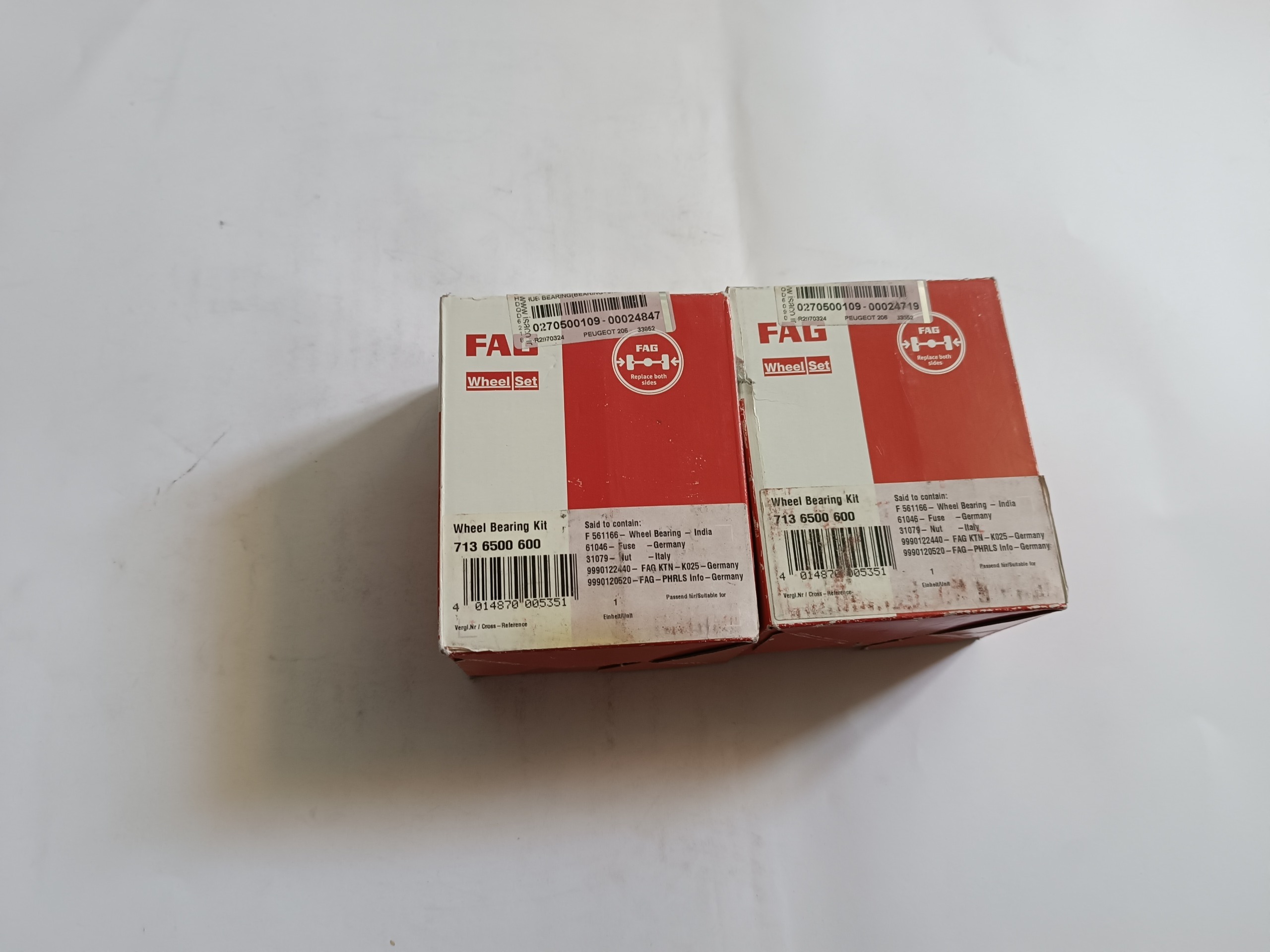 بلبرینگ چرخ جلو 206 تیپ ،2