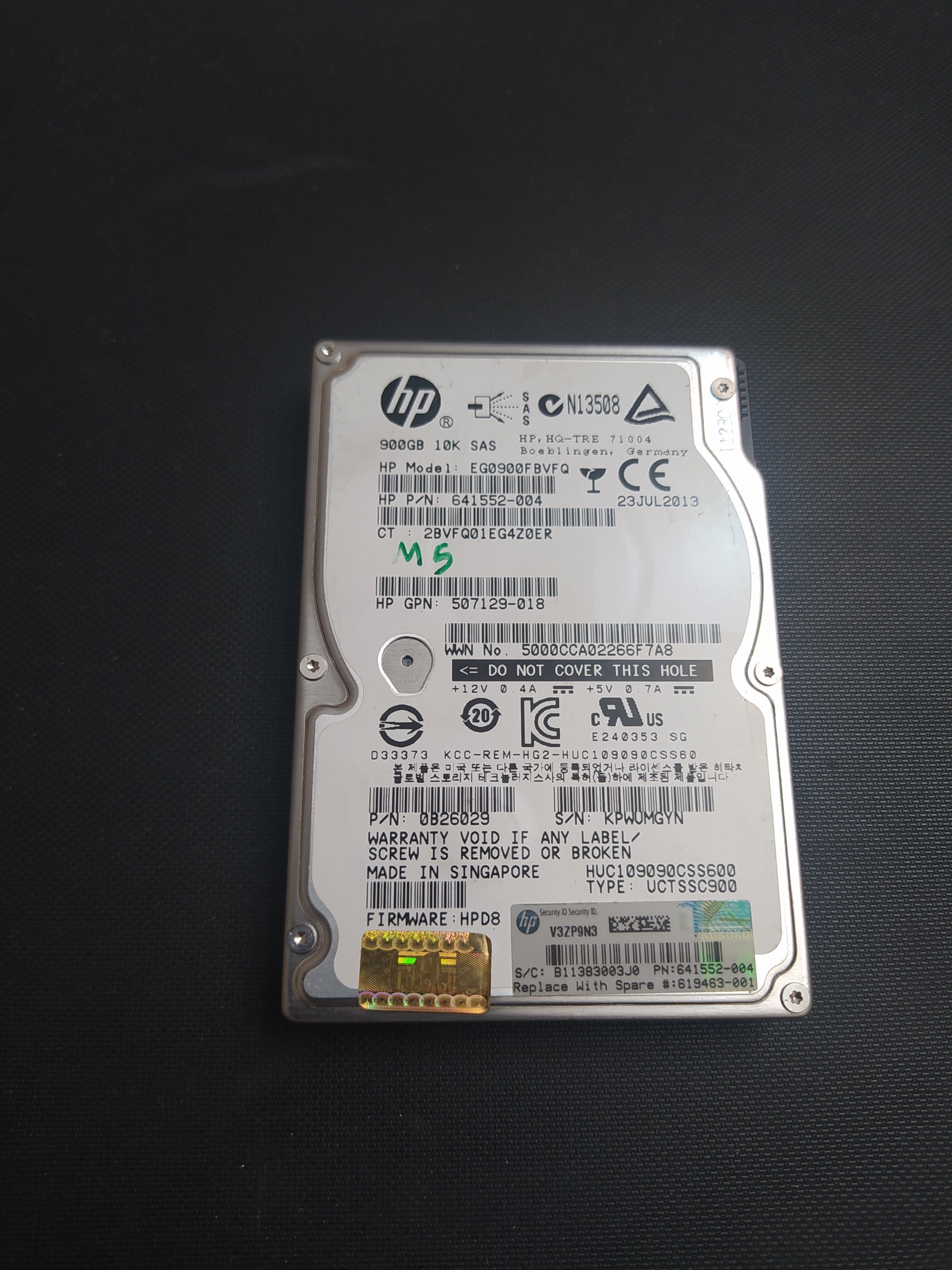 هارد سرور 900GB Sas