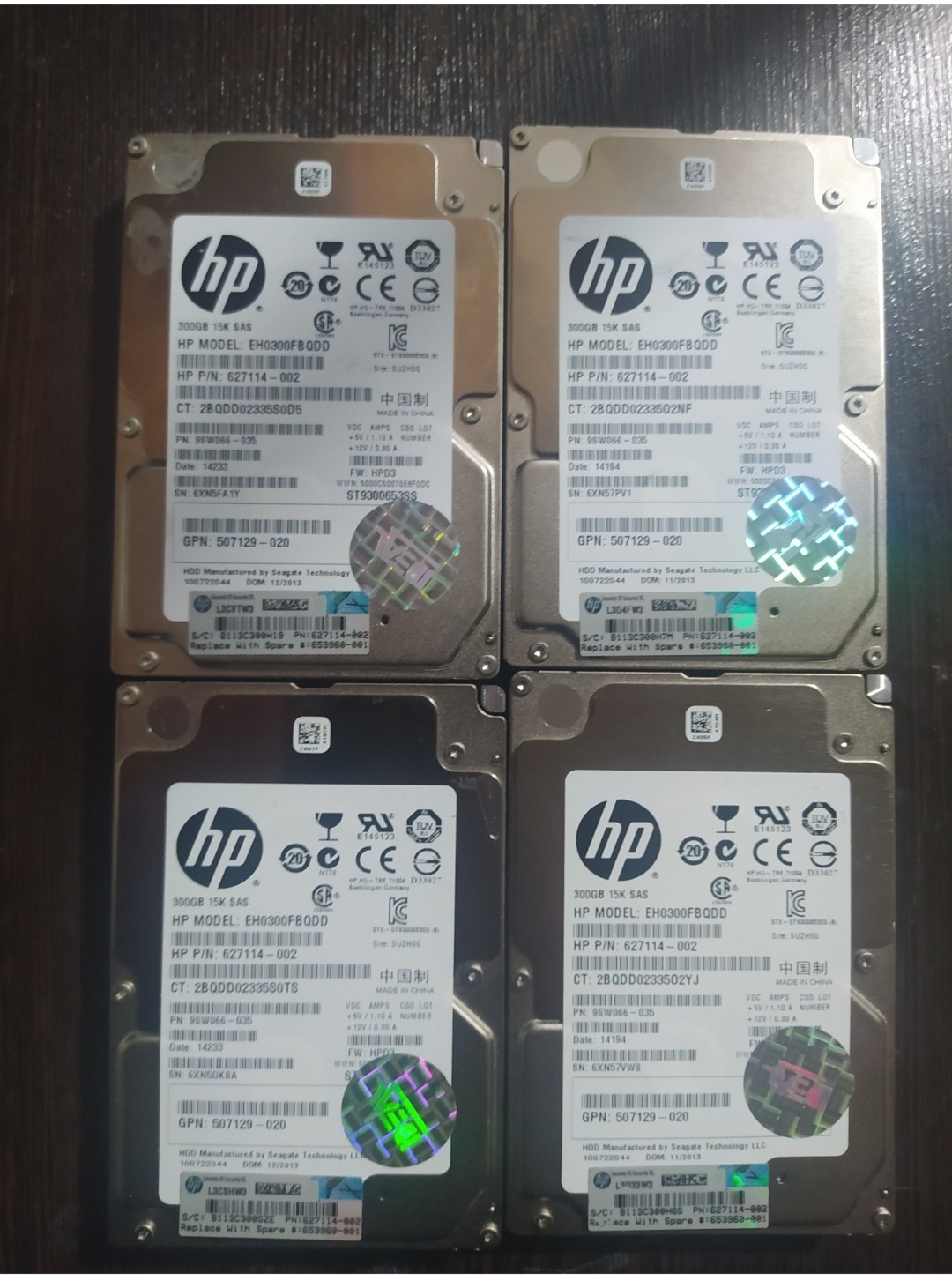 هارد سرور اچ پی 300Gb 15K Sas hp SFF