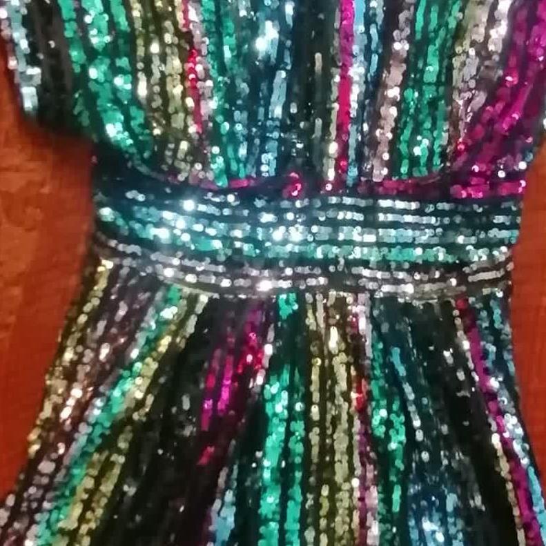 ماکسی کوتاه مجلسی سایز 38