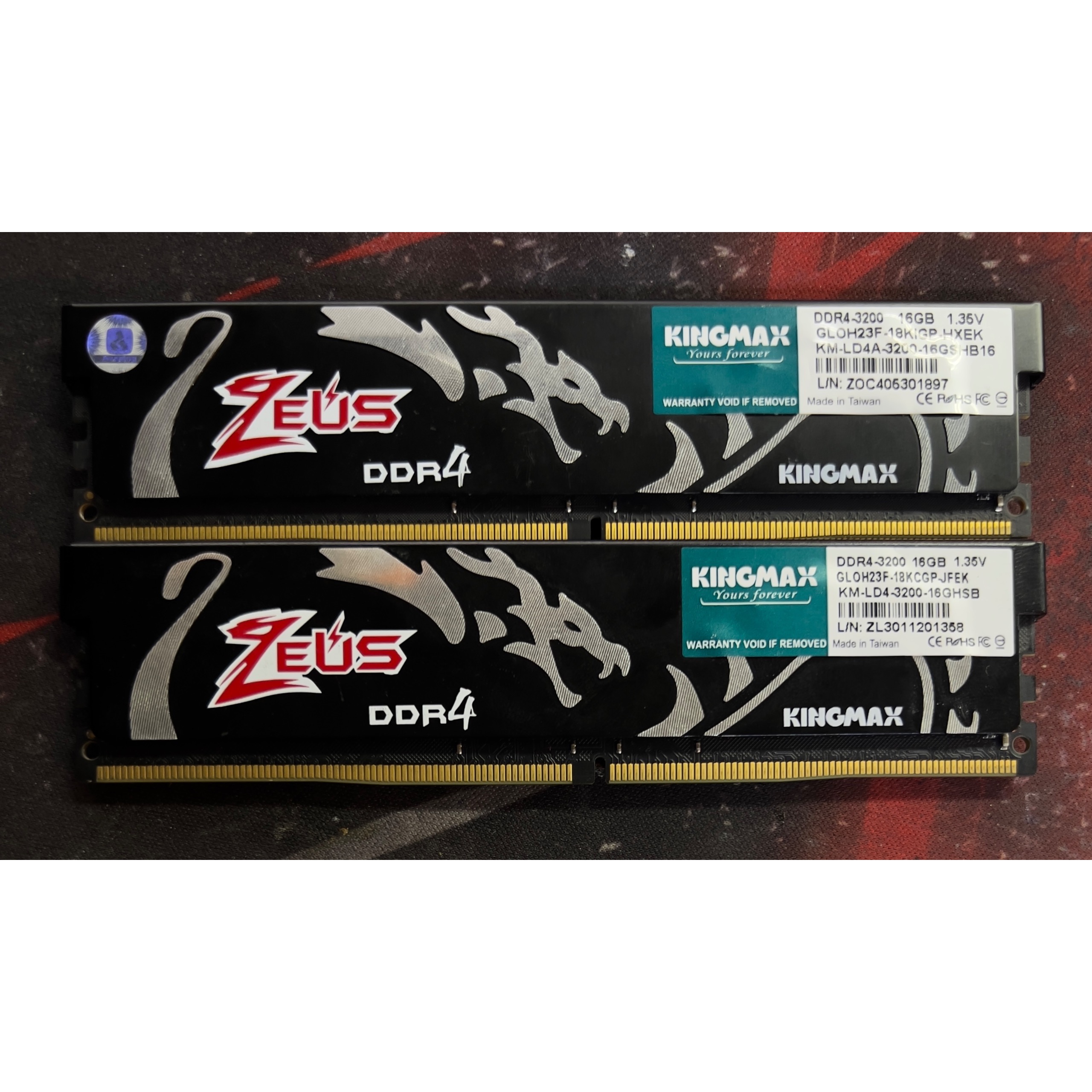 رم KINGMAX مدل ZEUS 32GB 3200