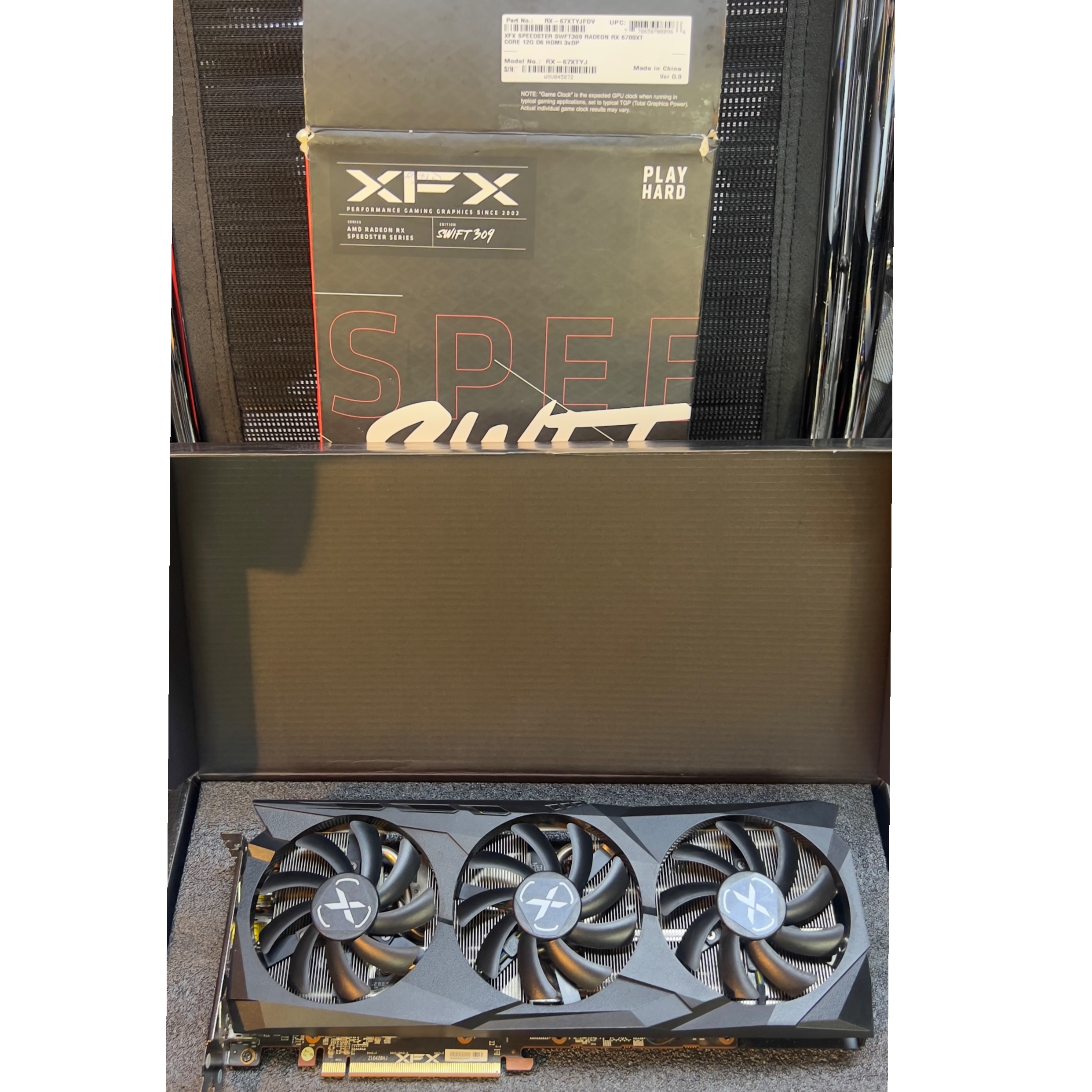 گرافیک XFX مدل SWIFT RX 6700 XT 12GB