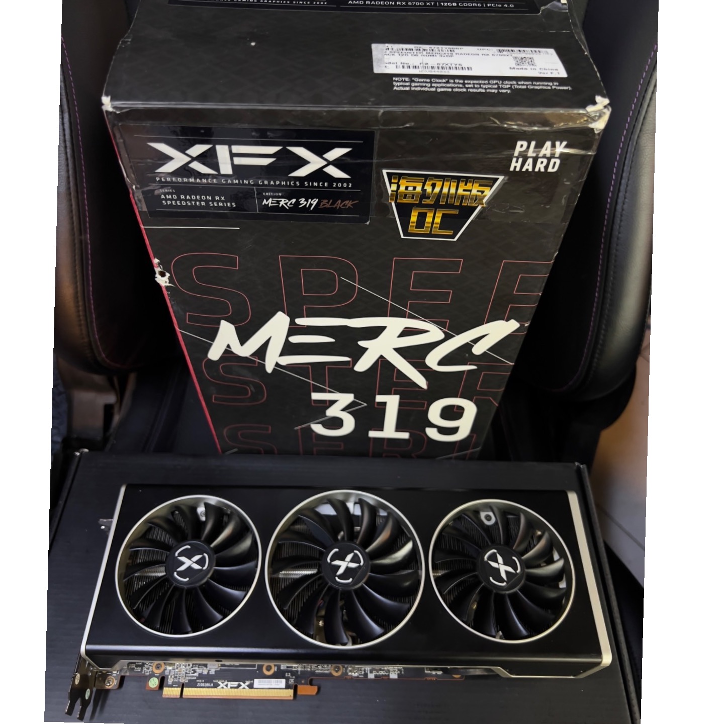 گرافیک XFX مدل RX 6700 XT 12GB MERC