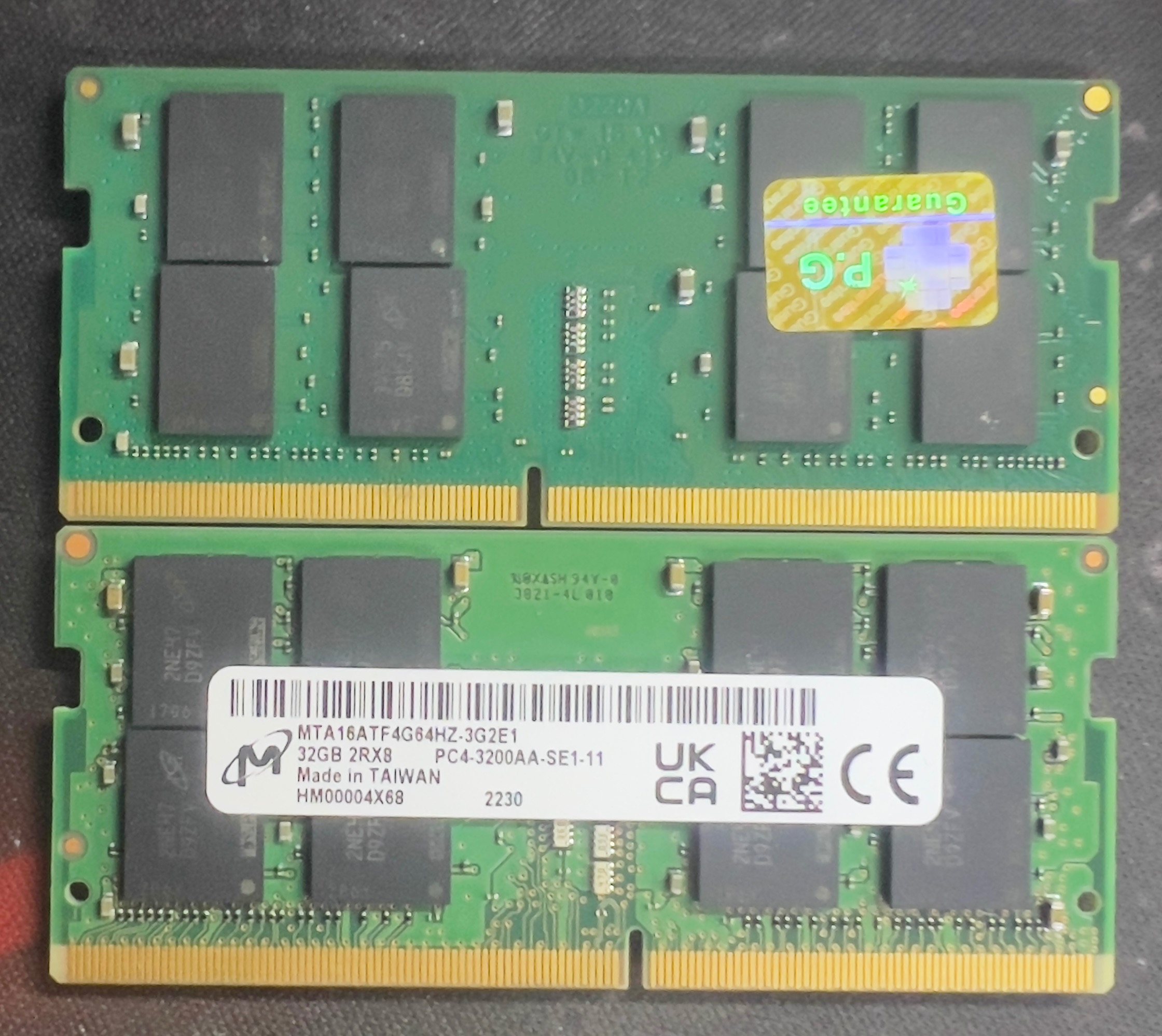 رم لپ تاپی CRUCIAL 32GB 3200 گارانتی اصلی
