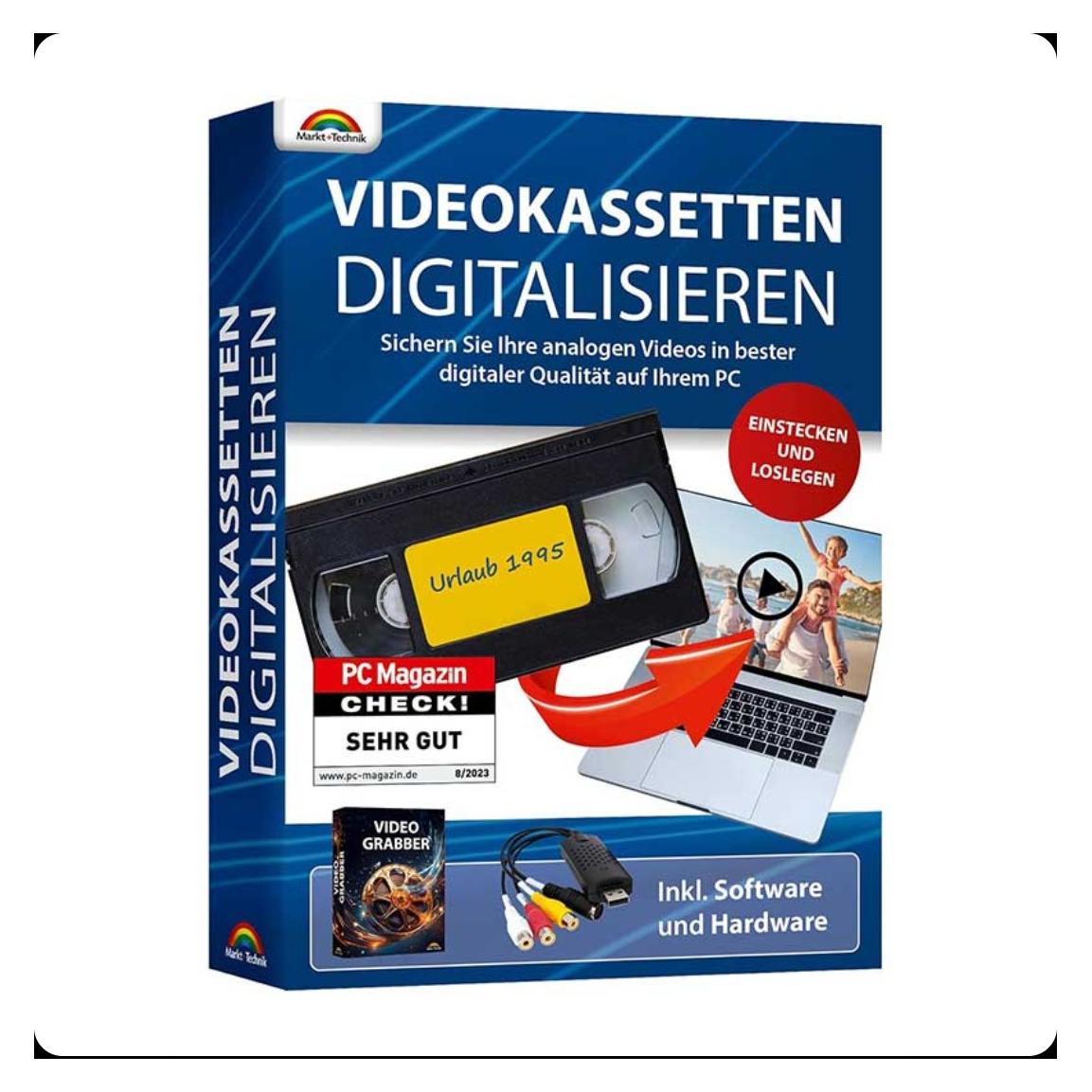 تبدیل نوار ویدئو VHS و صوتی به دیجیتال آلمانی