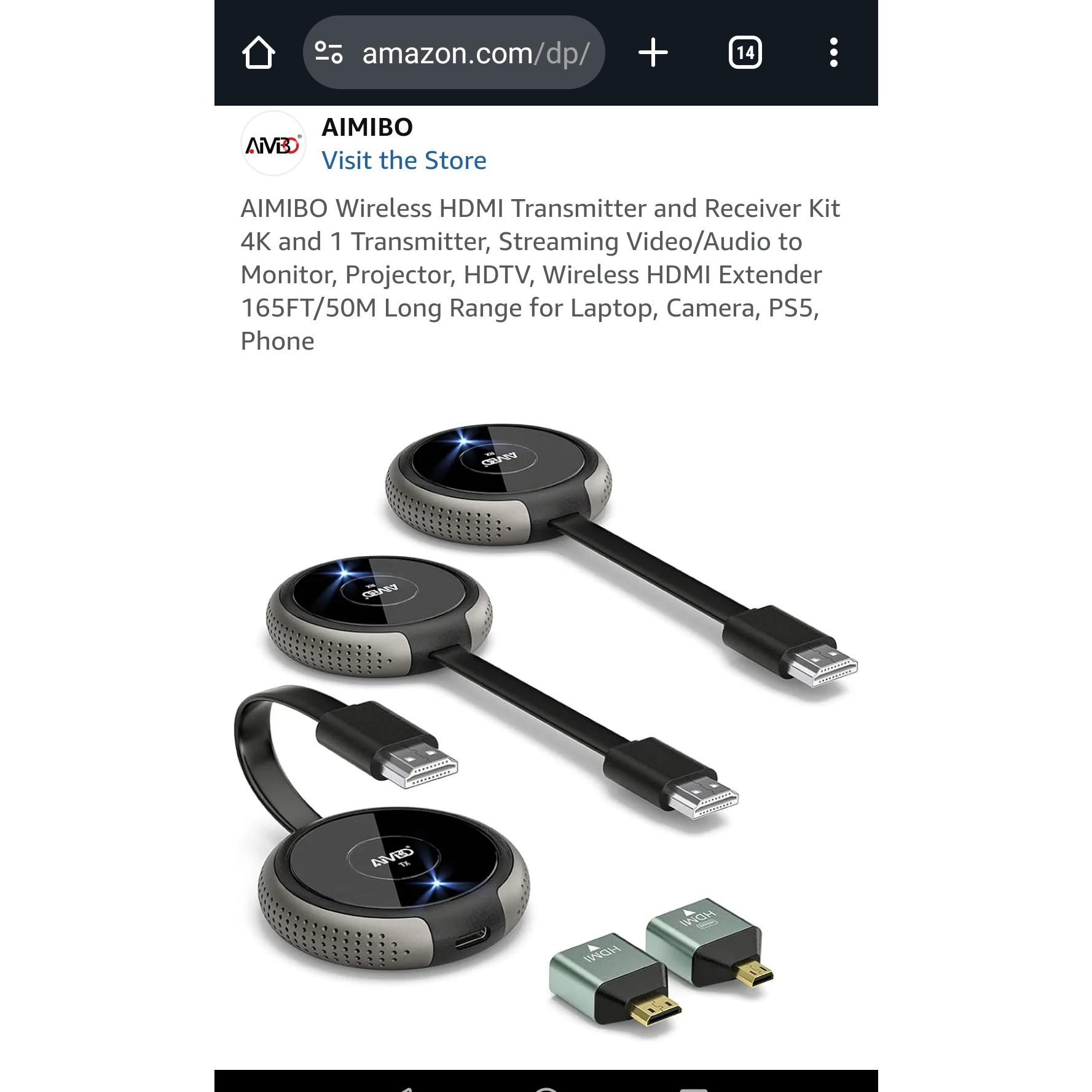 دانگل HDMI (گیرنده و فرستنده تصویر و صدا ) آمازون
