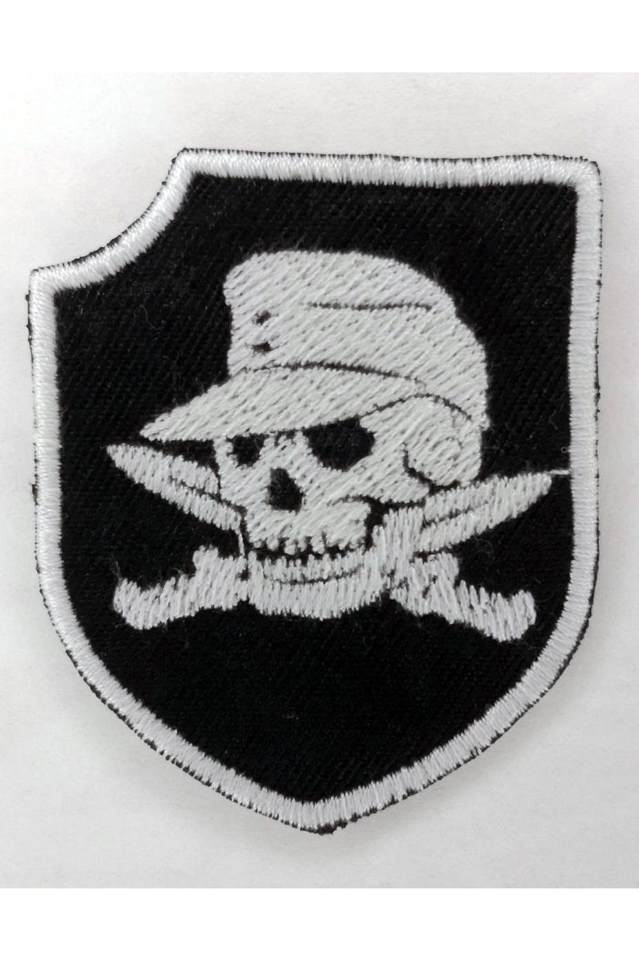 نشان گلدوزی جمجمه توتنکاف ورماخت آلمان نازی