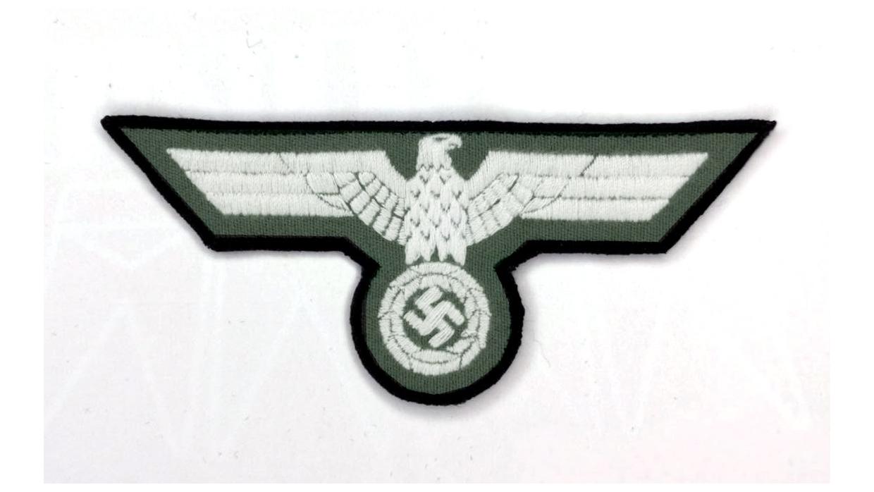 نشان گلدوزی عقاب ورماخت آلمان نازی