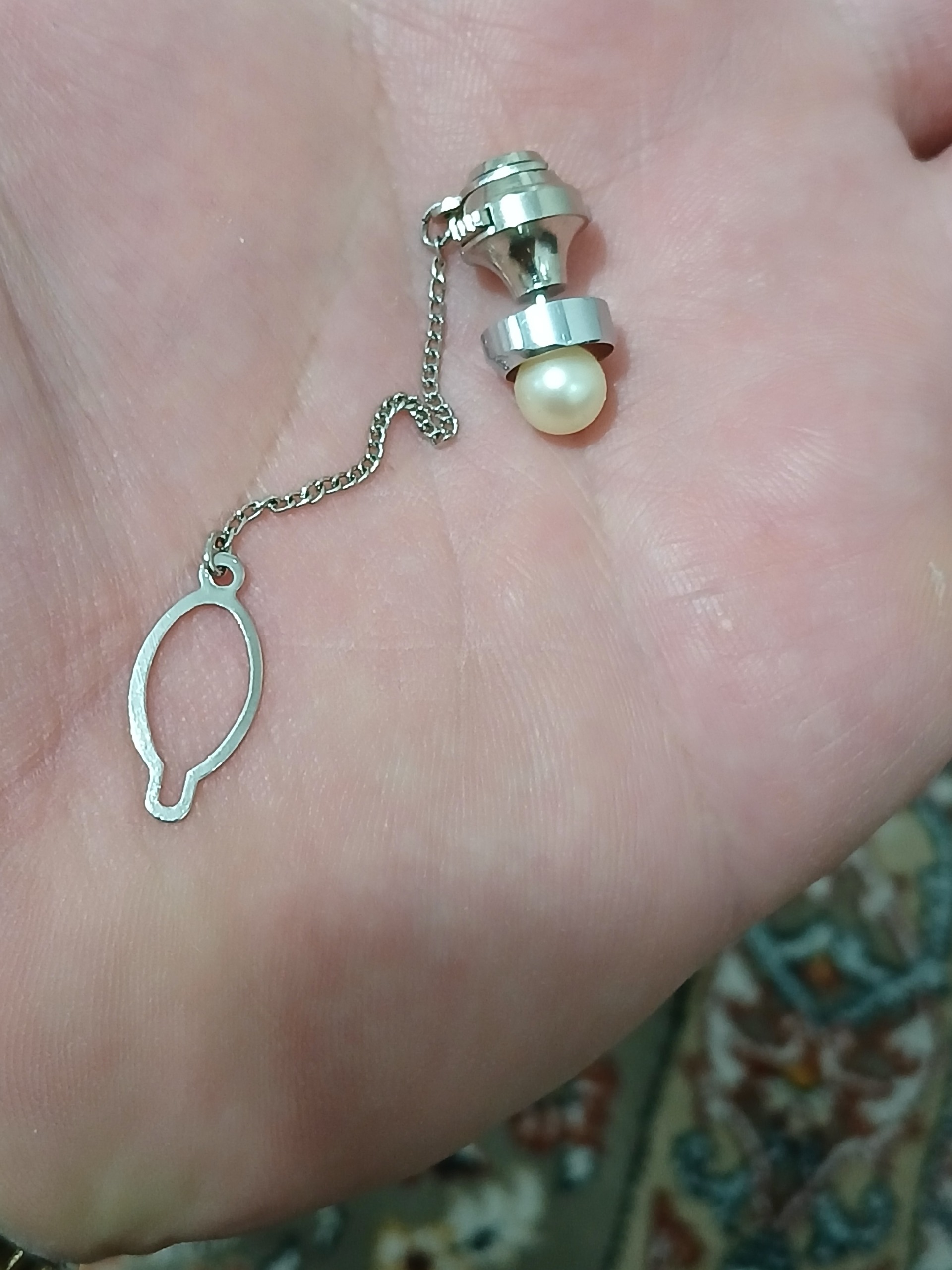 سنجاق کراوات مروارید