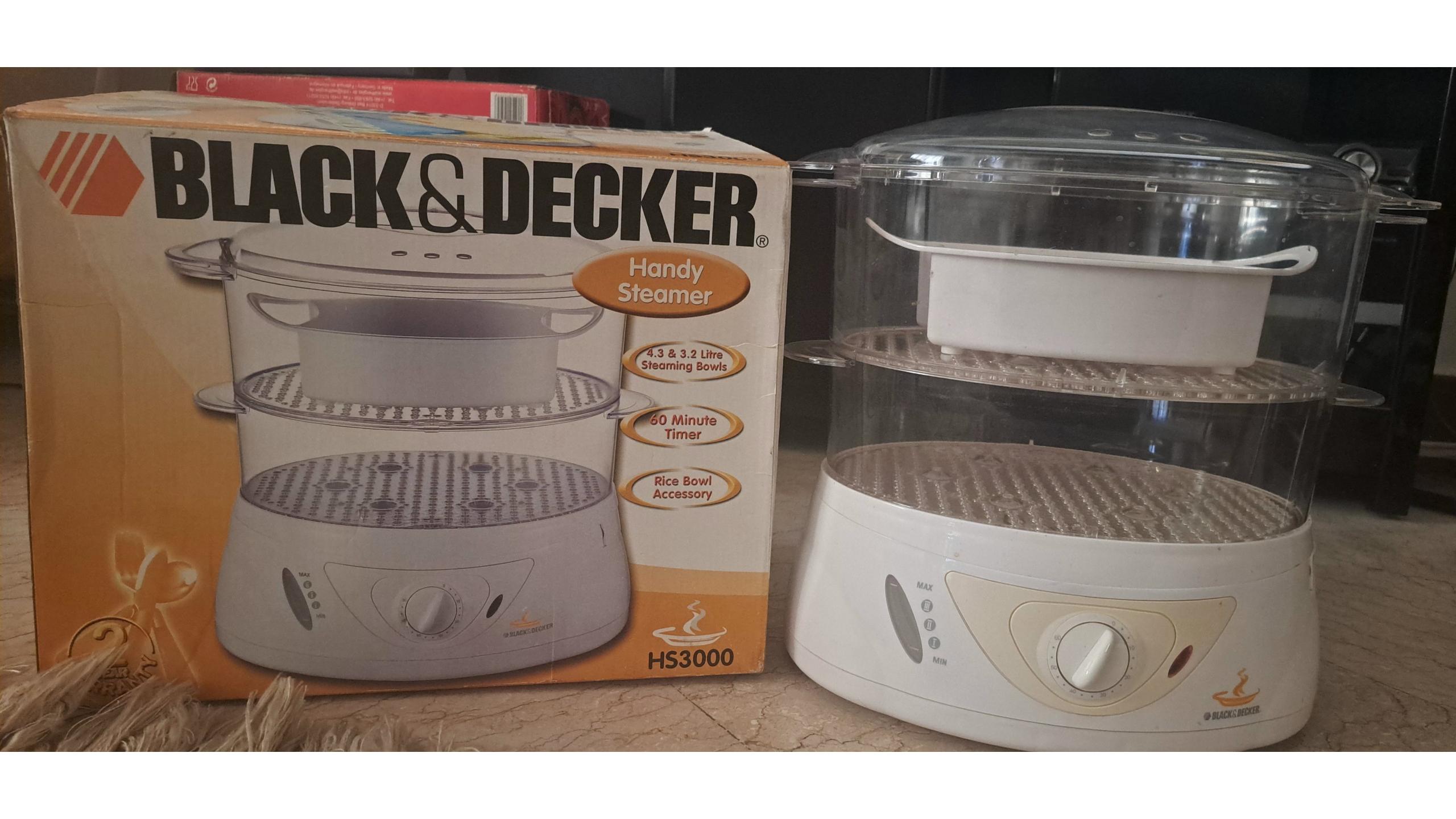 بخار پز بلک اند دکر black  decker اصلHS3000