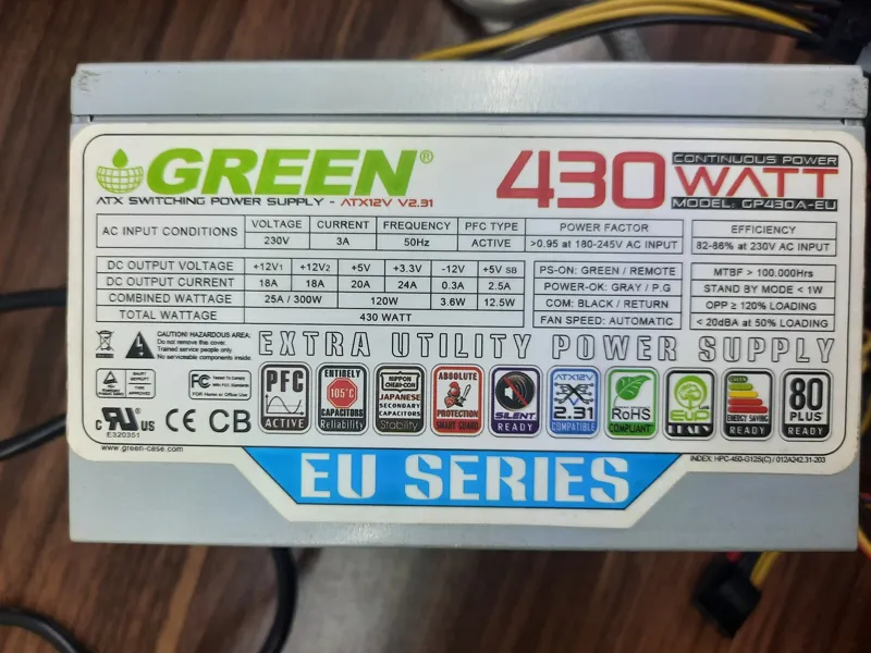 پاور گرین 430 وات GP430A-EU